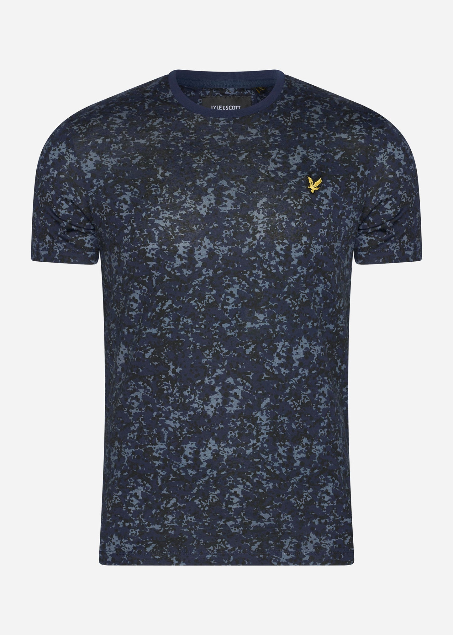 Lyle & Scott T-shirts Earth print t-shirt - dark navy