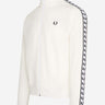 Fred Perry Vesten Taped track jacket - white