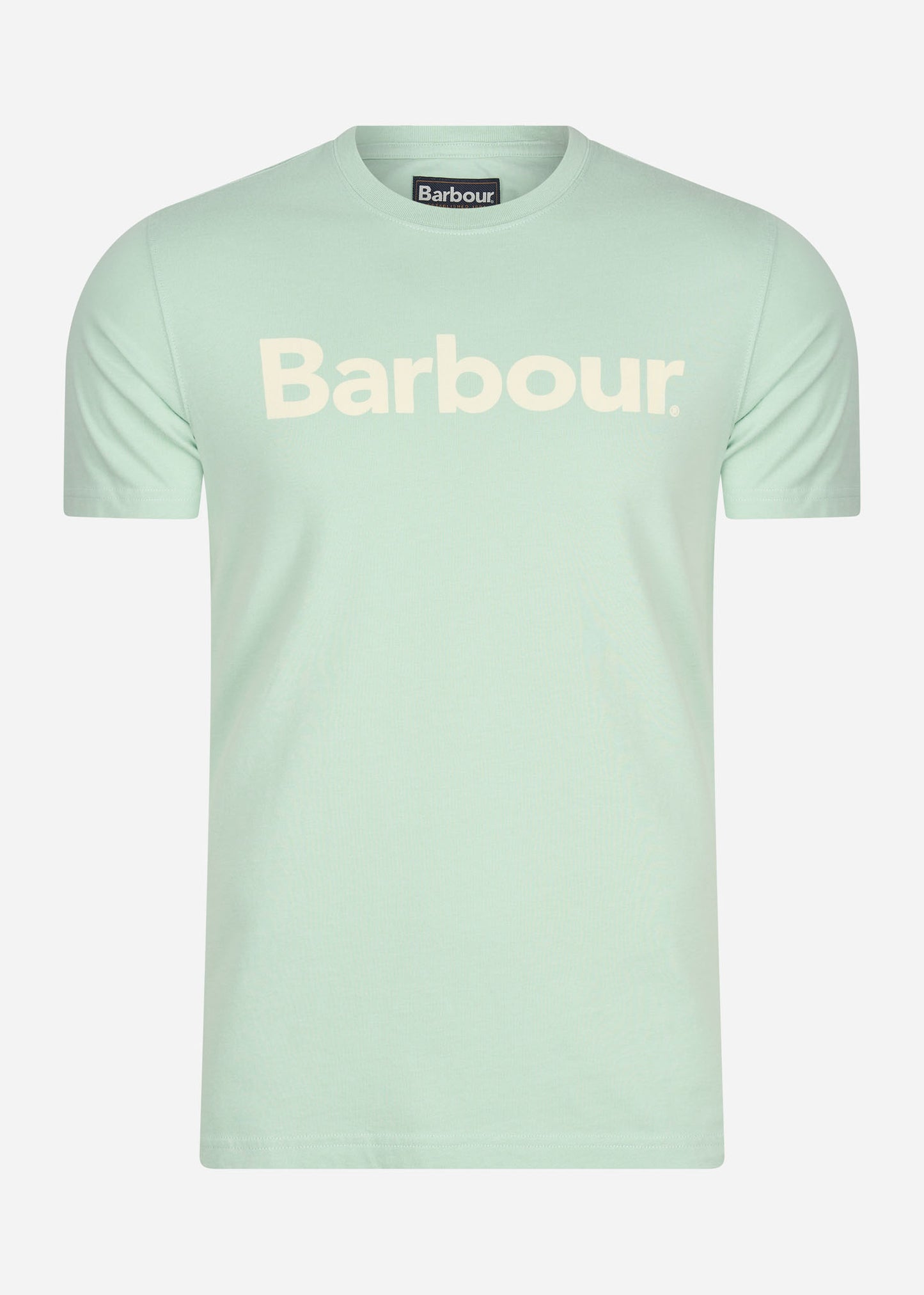 Barbour T-shirts Logo tee - dusty mint