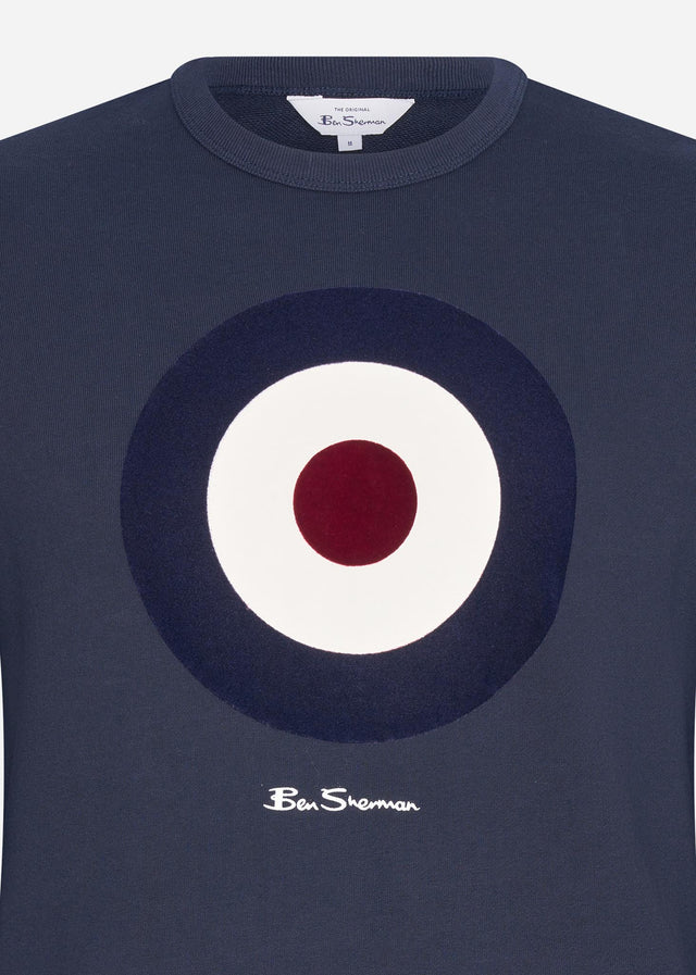 Ben Sherman Pullover Signature target sweat - dark navy