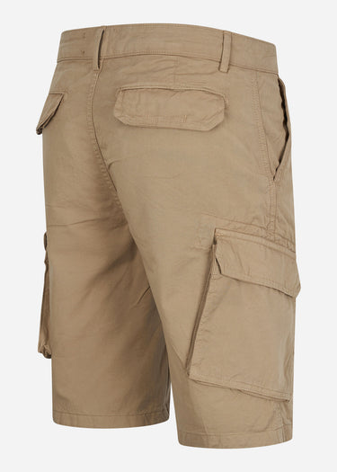 Lyle & Scott Korte Broeken Wembley cargo short - biscuit