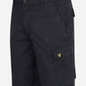 Lyle & Scott Korte Broeken Wembley cargo short - jet black