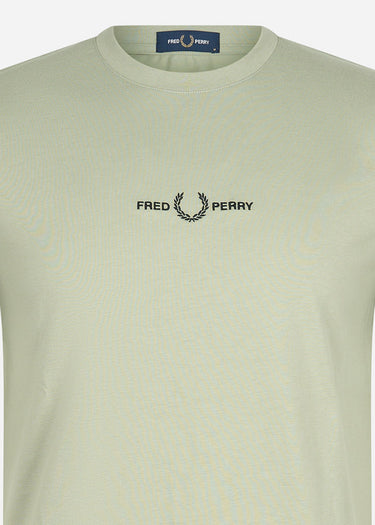 Fred Perry T-shirts  Embroidered t-shirt - seagrass