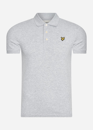 Lyle & Scott Polo's Plain polo shirt - light grey marl