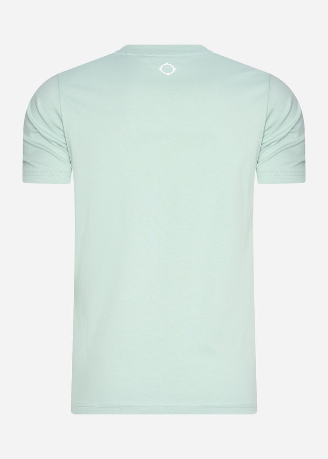MA.Strum T-Shirts MA.Strum block print tee - sea green