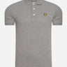 Lyle & Scott Polo's Plain polo shirt - mid grey marl