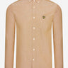 Lyle & Scott Overhemden Oxford shirt - sunflower white