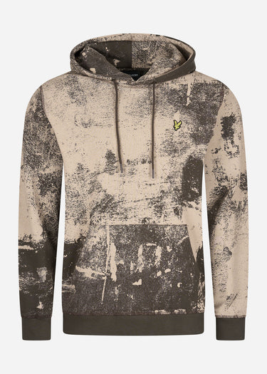 Lyle & Scott Hoodies Erosion print hoodie - cove