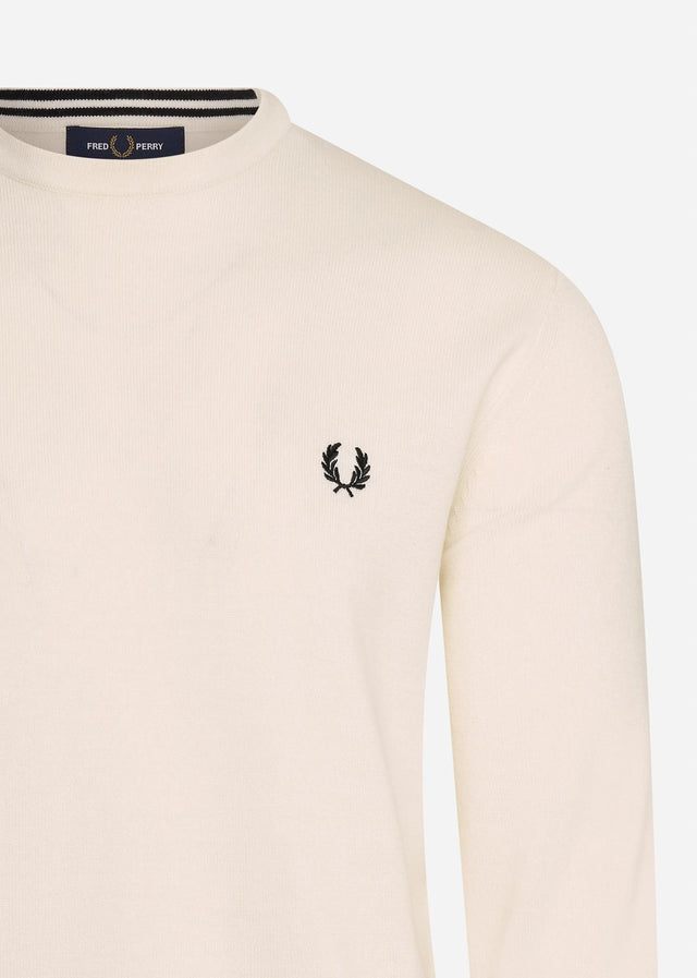 Fred Perry Pullover Classic crew neck jumper - ecru