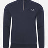 Fred Perry Truien Half zip sweatshirt - navy