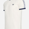 Fred Perry T-shirts Taped ringer t-shirt - snow white