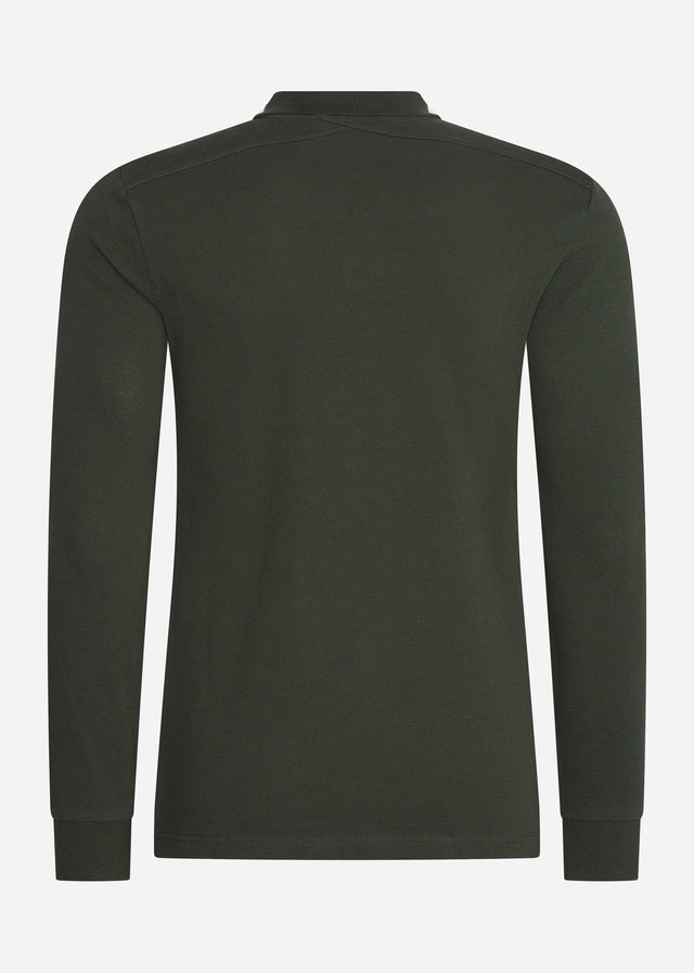 MA.Strum Langarm Polos LS pique polo - oil slick