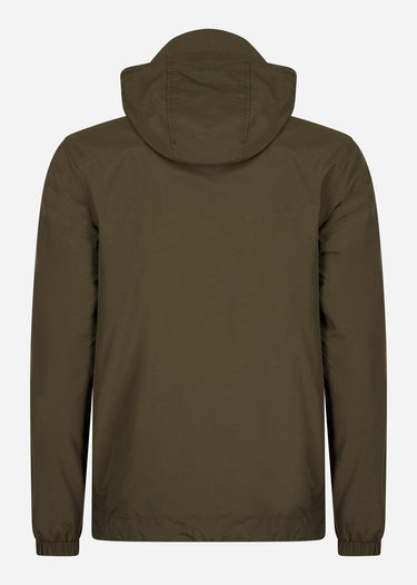 Lyle & Scott Jassen Zip through hooded jacket - olive