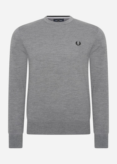 Fred Perry Truien  Classic crew neck jumper - grey marl