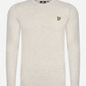 Lyle & Scott Truien Merino crew jumper - light grey marl