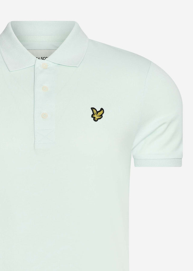 Lyle & Scott Poloshirts Plain polo shirt - ice