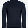 MA.Strum Truien Quarter zip knit - ink navy