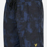 Lyle & Scott Zwembroeken Erosion print swim short - navy