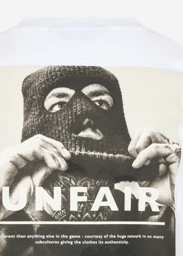Unfair Athletics T-shirts  Unfair balaklava t-shirt - white