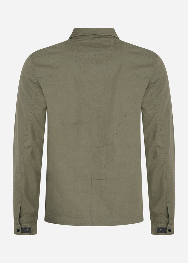 Marshall Artist Overshirts Cotton ripstop overshirt - khaki