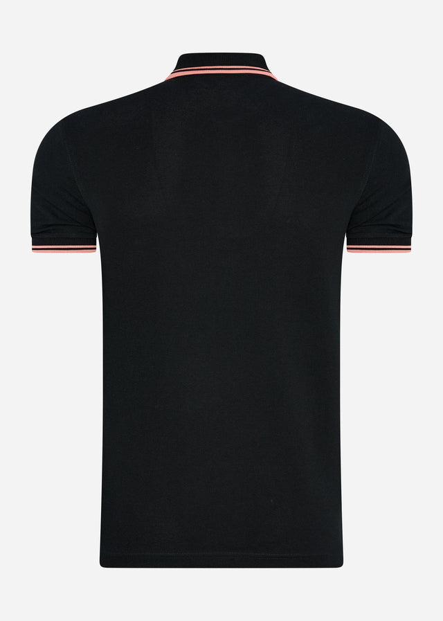Fred Perry Poloshirts Twin tipped fred perry shirt - black pink peach