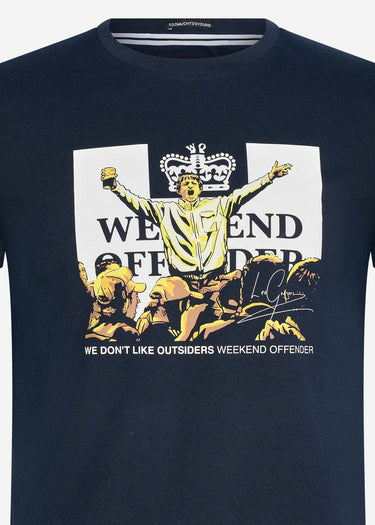 Weekend Offender T-shirts Leo gregory - navy