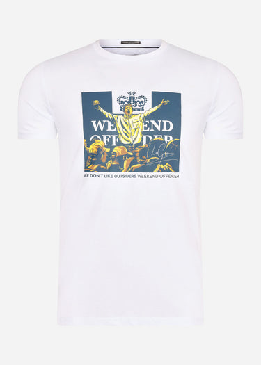 Weekend Offender T-shirts Leo gregory - white