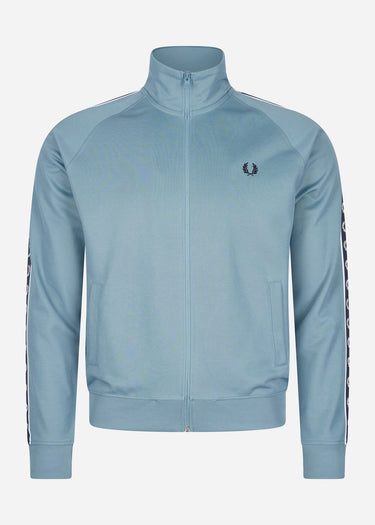 Fred Perry Vesten  Contrast tape track jacket - ash blue navy