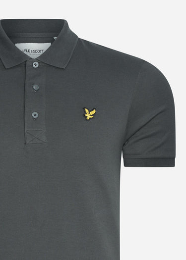 Lyle & Scott Polo's Plain polo shirt - gunmetal