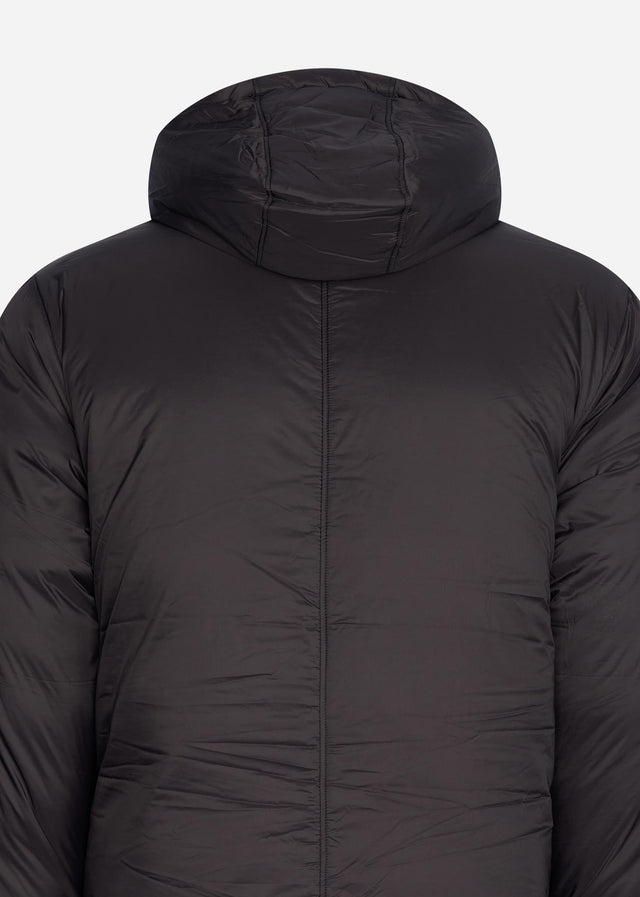 Lyle & Scott Jacken Long line internal padded jacket - jet black