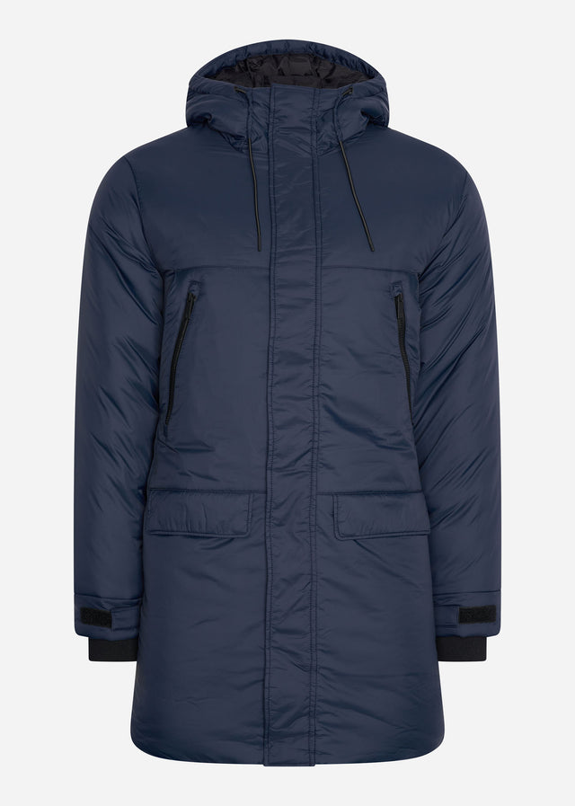Lyle & Scott Jacken Long line internal padded jacket - dark navy