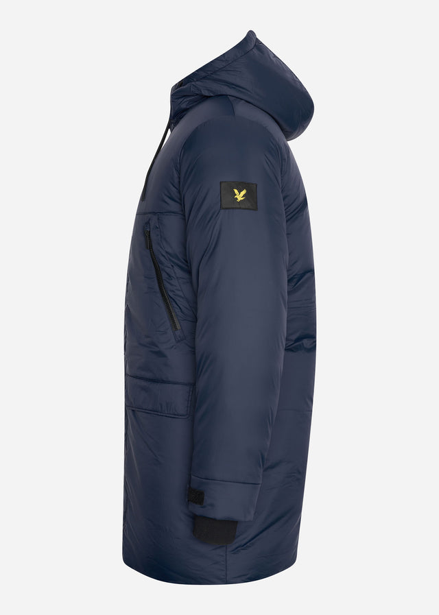 Lyle & Scott Jacken Long line internal padded jacket - dark navy