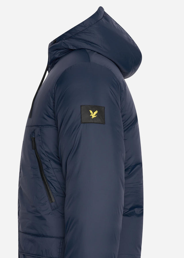 Lyle & Scott Jacken Long line internal padded jacket - dark navy