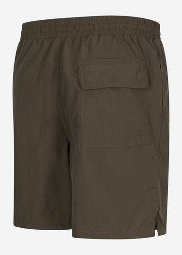 Lyle & Scott Zwembroeken  Plain swimshort - olive