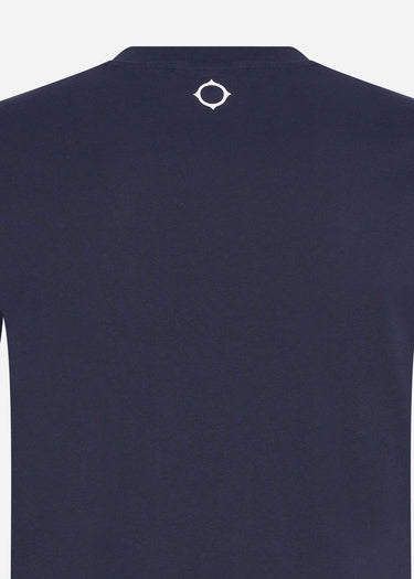 MA.Strum T-shirts CC logo print ss tee - ink navy
