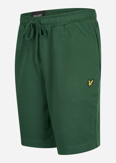 Lyle & Scott Korte Broeken Sweat short - english green