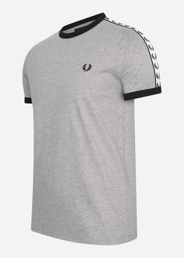 Fred Perry T-shirts Taped ringer t-shirt - steel marl