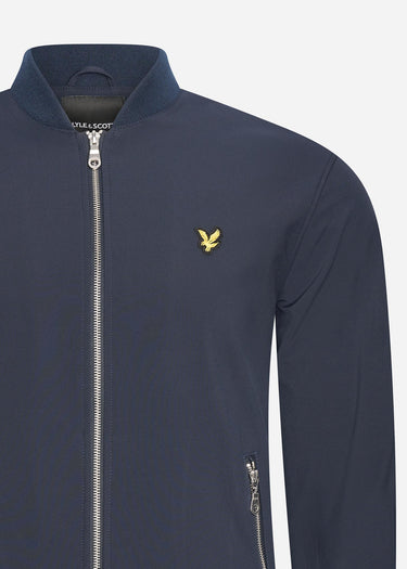 Lyle & Scott Jassen Softshell bomber jacket - dark navy