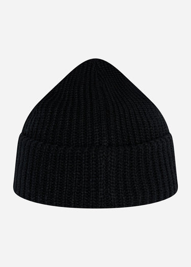 Lyle & Scott Mutsen  Casuals fisherman beanie - jet black