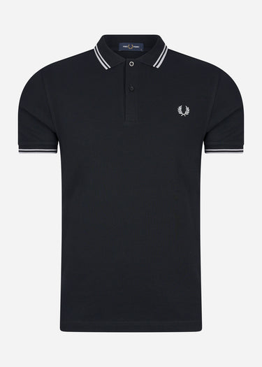 Fred Perry Polo's  Back graphic polo shirt - black