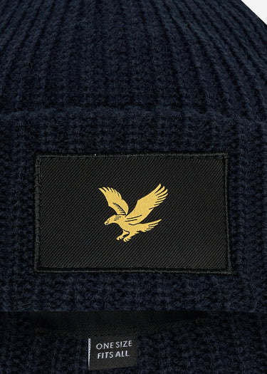 Lyle & Scott Mutsen  Casuals fisherman beanie - dark navy