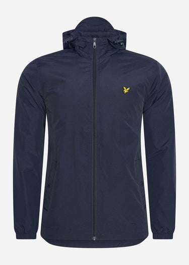Lyle & Scott Jassen Zip through hooded jacket - dark navy