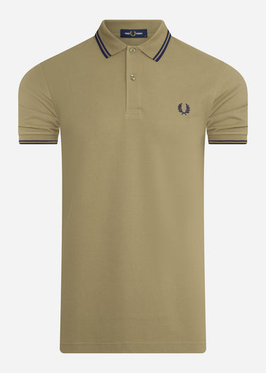 Fred Perry Polo's  Twin tipped fred perry shirt - sage french navy