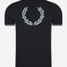 Fred Perry Polo's Back graphic polo shirt - black