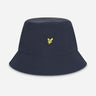 Lyle & Scott Bucket Hats Ripstop reversible bucket hat - dark navy barrack blue