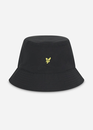 Lyle & Scott Bucket Hats Ripstop reversible bucket hat - jet black olive