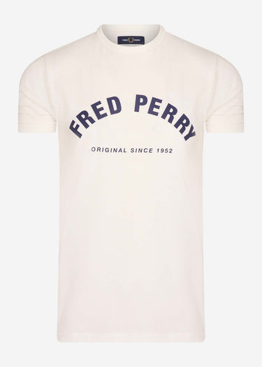 Fred Perry T-shirts  Arch branded t-shirt - snow white