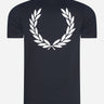 Fred Perry T-shirts Graphic branded t-shirt - black