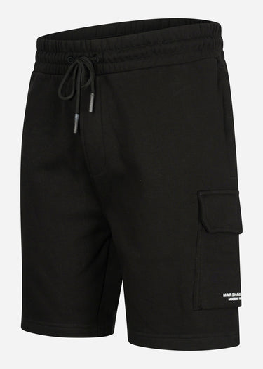 Marshall Artist Korte Broeken Siren cargo short - black