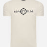 MA.Strum T-shirts SS logo print tee - aluminium